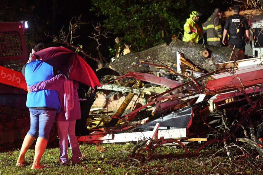 Tornadoes in Texas and Mississippi kill 2 and injure 6 as severe weather system moves east