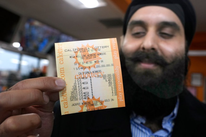 Winning ticket for $1.22 billion lottery jackpot sold in California, Mega Millions says