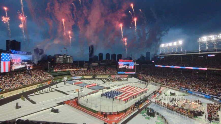 PHOTOS: Blues, Blackhawks close 2024 with the Winter Classic