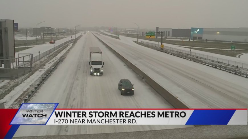 Road conditions worsen across the region with accumulated ice and snow