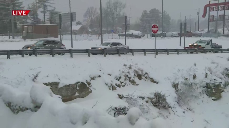 Live Updates: Snowy Friday morning impacts St. Louis commute