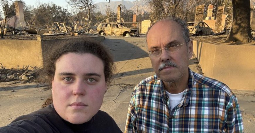 Dad and daughter help evacuees learn if their homes survived California wildfires