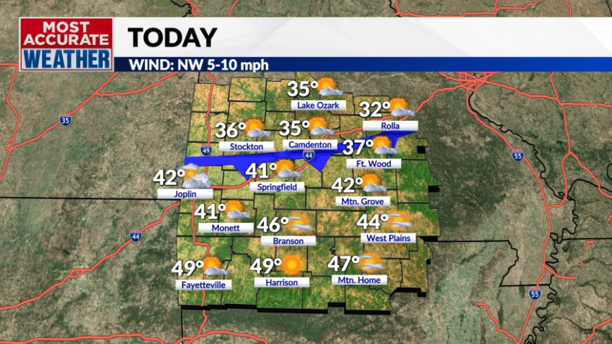 Tuesday, January 14 forecast: A little warmer each day and then another Polar plunge